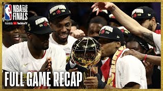 RAPTORS vs WARRIORS  Toronto Wins First NBA Championship  NBA Finals Game 6 [upl. by Seagraves]