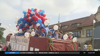 Crowds Line Streets For Return Of Ridgewood Fourth Of July Parade [upl. by Ainel63]