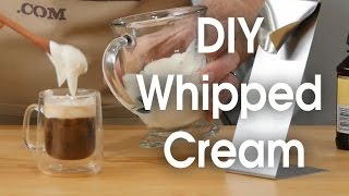 DIY whipped cream in 60 seconds [upl. by Adnael325]