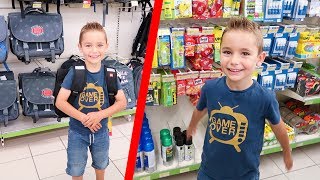 VLOG  Chasse aux Fournitures Scolaires 2017 pour Swan [upl. by Nnyrat]