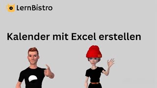 Kalender mit Excel erstellen [upl. by Friedberg]