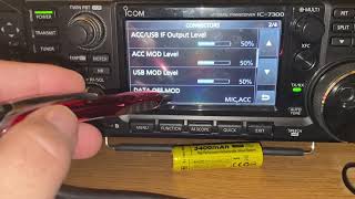 iCOM 7300 Digital Radio Settings [upl. by Sawyer]