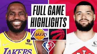 LAKERS at RAPTORS  FULL GAME HIGHLIGHTS  March 18 2022 [upl. by Suirtemid]