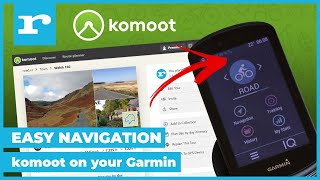 How to get Komoot routes on your Garmin [upl. by Ylrad]