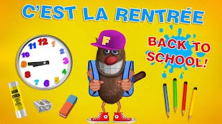 Foufou  Cest la rentrée des classes Back to school for kids 4k [upl. by Stark]