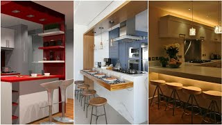 100 Small Modular Kitchen Design Ideas  Open kitchen bar design ideas 2025 [upl. by Angelina752]