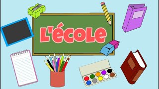 Les objets scolaires en français [upl. by Eilzel]