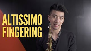 Altissimo Fingerings for Tenor Saxophone [upl. by Alletsirhc]