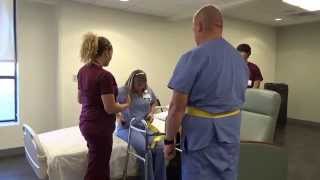 Physical Therapy Transfer Training  How To Transfer From Wheelchair To Bed [upl. by Steven]