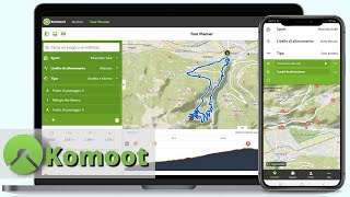 KOMOOT COSÉ e COME FUNZIONA  tutorial ITA [upl. by Nawyt]
