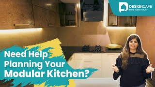 Points To Remember While Designing A Modular Kitchen  Modular Kitchen Planning Tips from Designer [upl. by Asyar]