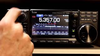 Icom IC7300 A to Z 28 Display Settings [upl. by Edris]