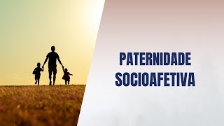 Paternidade socioafetiva [upl. by Llyrrad]