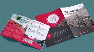 How to Create a Professional Brochure in Photoshop [upl. by Sug]