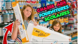 CHASSE AUX FOURNITURES SCOLAIRES POUR ELINA  BACK TO SCHOOL CHALLENGE [upl. by Ahscrop]