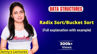 710 Radix SortBucket Sort in Data Structure  Sorting Algorithm [upl. by Dnomso]