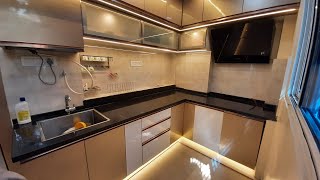 Latest Modular Kitchen Design 2021  10 x 6 L Shaped Modular Kitchen Design Ideas amp Details [upl. by Aysab]