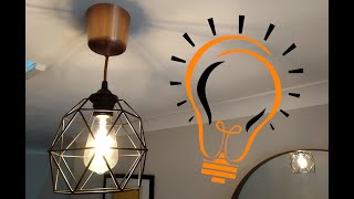 Install a Light Fitting  IKEA Hemma [upl. by Kletter181]