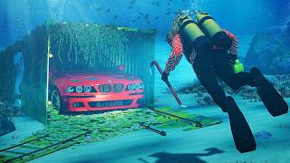 Stealing Underwater Mystery Crates In GTA 5 RP [upl. by Kayley]