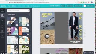 Printing Your Brochure on Canva [upl. by Letitia318]