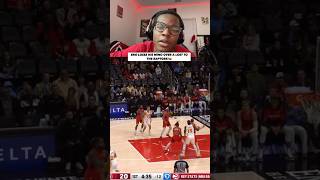 HAWKS FAN CRASHOUTS IN CRAZY HAWKS VS RAPTORS [upl. by Nylitak806]