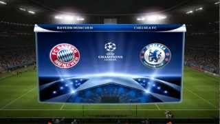 Champions League Final 2012  Bayern München vs Chelsea FC PES 2012 edit [upl. by Dier876]