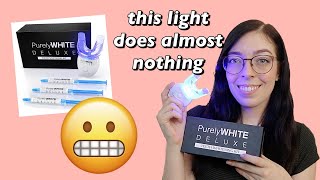 all sponsored teeth whitening kits are the same Purely White review [upl. by Enaz39]