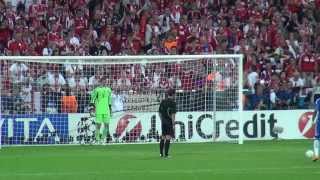 Bayern Munich vs Chelsea FC 11 2012 Champions League Final Drogbas final penalty [upl. by Erlond266]