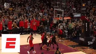 LeBron James buzzerbeater closes out Game 3 of Raptors vs Cavaliers  ESPN [upl. by Nichol]