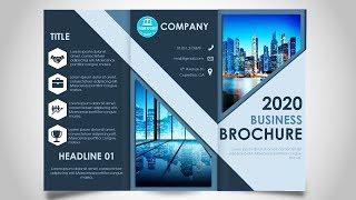 How to make a Brochure in PowerPoint  Print Ready design [upl. by Sorci]