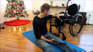 Paraplegic Floor Transfer [upl. by Ardeed]