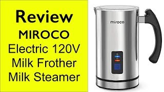 Review Miroco Milk Frother  How to make froth milk at home [upl. by Comstock229]