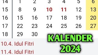 kalender 2024 [upl. by Jeb]