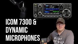 Icom 7300 Dynamic Microphones amp Preamps [upl. by Enohsal966]