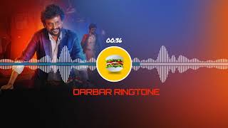 Darbar BGM Ringtone  Thalaiva  Fan Made [upl. by Earesed]