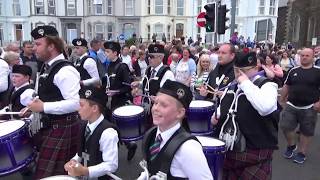 Portrush Pipe Band Parade 2019 [upl. by Attenauq]