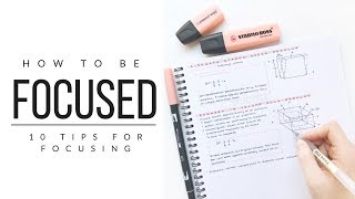 How I stay focused  10 tips for focusing  studytee [upl. by Atter]