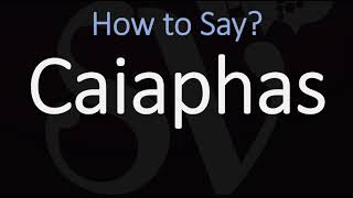 How to Pronounce Caiaphas CORRECTLY [upl. by Nesyrb578]