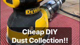 DeWalt Orbital Sander Dust Collection for Cheap [upl. by Otrebireh47]