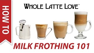 Milk Frothing for Beginners [upl. by Yneffit539]