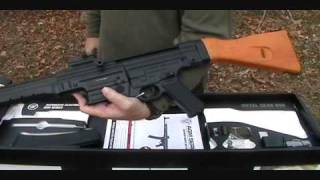 AGM WW2 STG 44 MP44 AEG Airsoft Rifle Review [upl. by Aremihc]