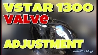 Vstar 1300 Valve Adjustment B Vlog 161 [upl. by Oderfodog]