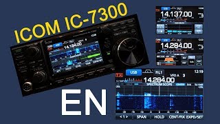 ICOM IC7300 Review and Full Walk Through [upl. by Anilem]