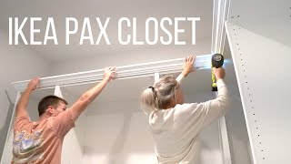 IKEA PAX Closet  Home With Stefani [upl. by Riorsson984]