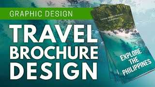 Travel Brochure Design Concept Timelapse SJ Digital Lab [upl. by Helman]