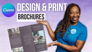 How to Make a Brochure in Canva  Canva Tutorial [upl. by Philbin942]