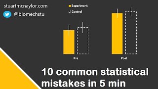 Ten Statistical Mistakes in 5 Min [upl. by Gans]