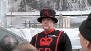 Yeoman Warder At Tower Of London Part III of Four [upl. by Josefina124]