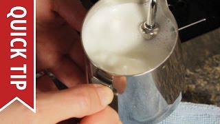 How to AutoFroth Milk for Lattes [upl. by Bryner]