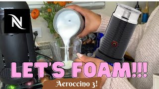 How To Foam Milk With Aeroccino 3 Make Coffee With Foam Tips amp Tricks  Easy Foamed Latte Recipe [upl. by Leanard]